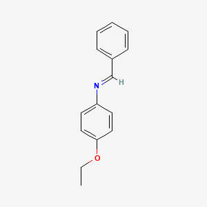 molecular formula C15H15NO B12003281 Benzylidene-(4-ethoxyphenyl)-amine 