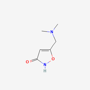 molecular formula C6H10N2O2 B1200329 N,N-Dimethylmuscimol CAS No. 58728-65-7