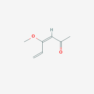 molecular formula C7H10O2 B120033 (3E)-4-methoxyhexa-3,5-dien-2-one CAS No. 140171-39-7