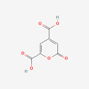 2-oxo-2H-pyran-4,6-dicarboxylic acid