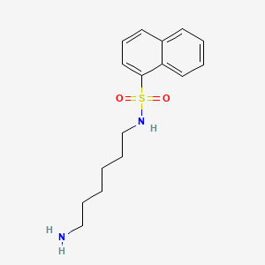 molecular formula C16H22N2O2S B1200337 N-(6-aminohexyl)naphthalene-1-sulfonamide CAS No. 79458-81-4
