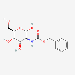 molecular formula C14H19NO7 B12003371 2-N-Carbobenzyloxy-2-deoxy-D-glucosamine 