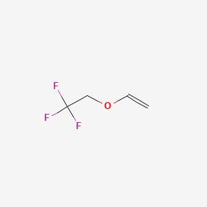 molecular formula CF3CH2OCH=CH2<br>C4H5F3O B1200339 Fluroxene CAS No. 406-90-6