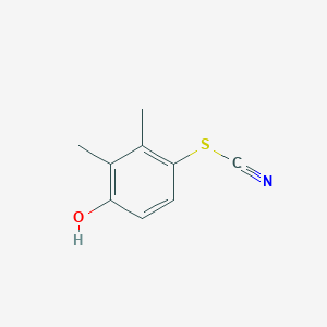 molecular formula C9H9NOS B12003396 4-Hydroxy-2,3-dimethylphenyl thiocyanate CAS No. 6186-84-1