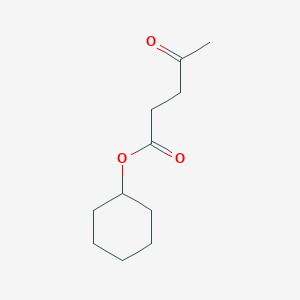 molecular formula C11H18O3 B12003431 Cyclohexyl 4-oxopentanoate CAS No. 3063-69-2