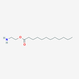 molecular formula C14H29NO2 B12003485 2-Aminoethyl dodecanoate CAS No. 78616-98-5