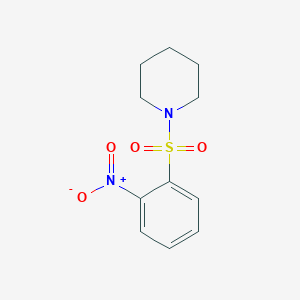 molecular formula C11H14N2O4S B1200351 1-((2-Nitrophenyl)sulfonyl)piperidine CAS No. 314283-05-1
