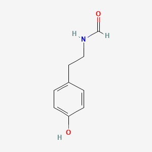 molecular formula C9H11NO2 B12003532 Formamide, N-(p-hydroxyphenethyl)- CAS No. 13062-78-7