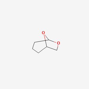 molecular formula C6H10O2 B1200354 6,8-Dioxabicyclo[3.2.1]octane CAS No. 280-16-0