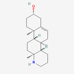 molecular formula C19H31NO B1200357 (4As,4br,8s,10ar,10bs,12as)-10a,12a-dimethyl-1,2,3,4,4a,4b,5,7,8,9,10,10a,10b,11,12,12a-hexadecahydronaphtho[2,1-f]quinolin-8-ol CAS No. 6961-52-0