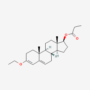 B1200360 3-Ethoxyandrosta-3,5-dien-17beta-ol propanoate CAS No. 52091-99-3