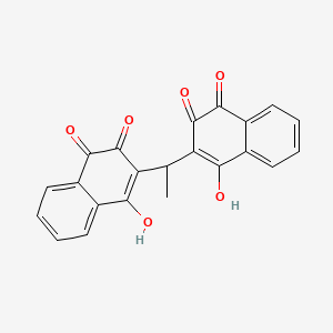 molecular formula C22H14O6 B1200361 Impatienol 