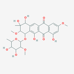 molecular formula C28H32O13 B1200365 10-Dihydrosteffimycin CAS No. 75086-96-3