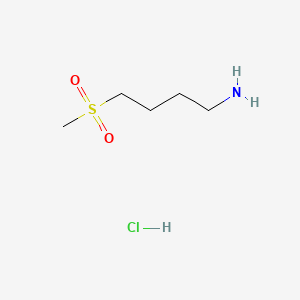 molecular formula C5H14ClNO2S B1200367 Methylsulfonylbutylamine CAS No. 50742-34-2