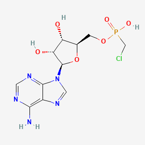 molecular formula C11H15ClN5O6P B1200369 Adenosine 5'-chloromethylphosphonate CAS No. 60397-93-5