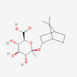 B1200372 Isoborneol glucuronide CAS No. 68296-69-5