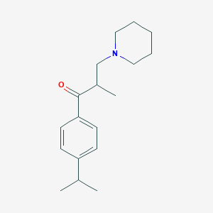1-Propanone, 2-methyl-1-(4-(1-methylethyl)phenyl)-3-(1-piperidinyl)-