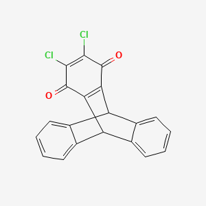 molecular formula C20H10Cl2O2 B12003878 9,4-Dione, 2,3-dichloro-9,10-dihydro- CAS No. 83548-91-8