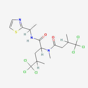 molecular formula C17H23Cl6N3O2S B1200389 Dysidenine CAS No. 65647-65-6