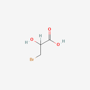 molecular formula C3H5BrO3 B1200398 3-Bromo-2-hydroxypropanoic acid CAS No. 32777-03-0