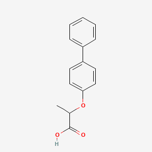 2-(4-Phenylphenoxy)propanoic acid