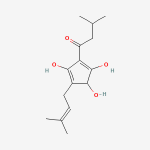 molecular formula C15H22O4 B1200402 Humulinic acid CAS No. 520-40-1