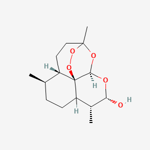 molecular formula C15H24O5 B1200408 Dihydroartemisinin 