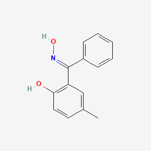 molecular formula C14H13NO2 B12004137 (2-Hydroxy-5-methylphenyl)(phenyl)methanone oxime CAS No. 64712-30-7