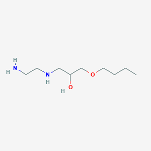 molecular formula C9H22N2O2 B12004199 2-Propanol, 1-[(2-aminoethyl)amino]-3-butoxy- CAS No. 102356-52-5