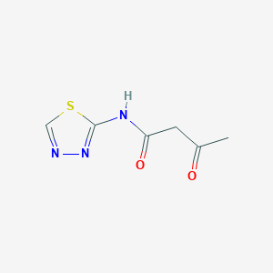 molecular formula C6H7N3O2S B12004226 3-oxo-N-(1,3,4-thiadiazol-2-yl)butanamide CAS No. 31737-04-9