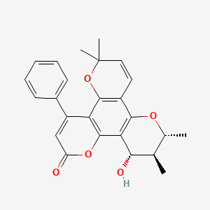 molecular formula C25H24O5 B1200424 Inophyllum B CAS No. 41135-06-2