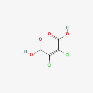 molecular formula C4H2Cl2O4 B1200432 2,3-Dichloromaleic acid CAS No. 608-42-4