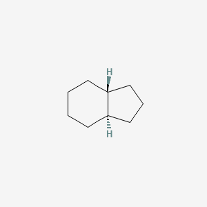 molecular formula C9H16 B1200433 trans-Octahydro-1H-indene CAS No. 3296-50-2