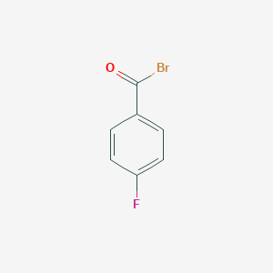 molecular formula C7H4BrFO B120044 4-Fluorobenzoyl bromide CAS No. 151093-41-3