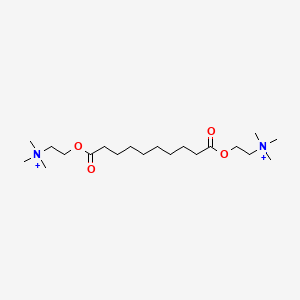 molecular formula C20H42N2O4+2 B1200445 Sebacinyldicholine CAS No. 7095-43-4
