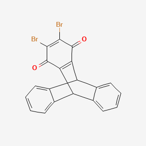 molecular formula C20H10Br2O2 B12004455 4,5-dibromopentacyclo[6.6.6.02,7.09,14.015,20]icosa-2(7),4,9,11,13,15,17,19-octaene-3,6-dione CAS No. 67219-72-1