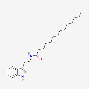 molecular formula C24H38N2O B1200446 Myristoyl tryptamine CAS No. 21469-16-9
