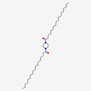molecular formula C40H78N2O2 B12004486 Piperazine, 1,4-bis(1-oxooctadecyl)- CAS No. 53575-22-7
