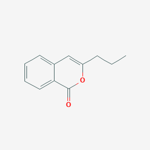 molecular formula C12H12O2 B12004537 3-Propyl-1H-2-benzopyran-1-one CAS No. 13141-35-0