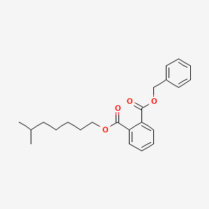 molecular formula C23H28O4 B12004576 1-Benzyl 2-(6-methylheptyl) phthalate 