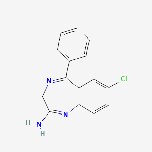 7-chloro-5-phenyl-3H-1,4-benzodiazepin-2-amine
