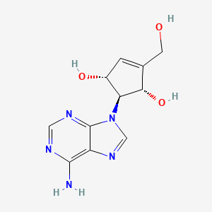 molecular formula C11H13N5O3 B1200480 Neplanocin F CAS No. 72877-51-1