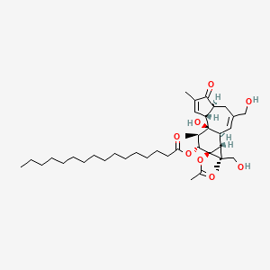 molecular formula C38H60O8 B1200486 Croton factor F2 CAS No. 67492-54-0