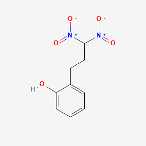 molecular formula C9H10N2O5 B1200489 Dinitropropylphenol CAS No. 51053-33-9