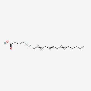 molecular formula C20H30O2 B1200492 8,11,14-Eicosatrien-5-ynoic acid 