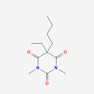 molecular formula C12H20N2O3 B1200505 1,3-Dimethylbutylethyl barbituric acid CAS No. 28239-45-4