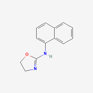 molecular formula C13H12N2O B12005074 2-Oxazoline, 2-(1-naphthylamino)- CAS No. 40520-51-2