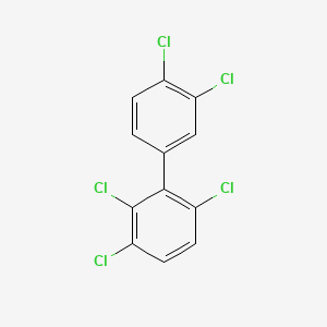 molecular formula C12H5Cl5 B1200508 2,3,3',4',6-Pentachlorobiphenyl CAS No. 38380-03-9