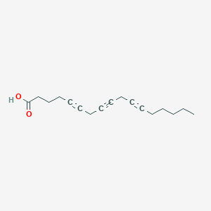 molecular formula C17H22O2 B12005114 5,8,11-Heptadecatriynoic acid 