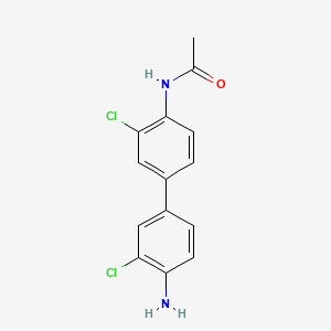 molecular formula C14H12Cl2N2O B1200513 N-Acetyl-3,3'-dichlorobenzidine CAS No. 72732-23-1